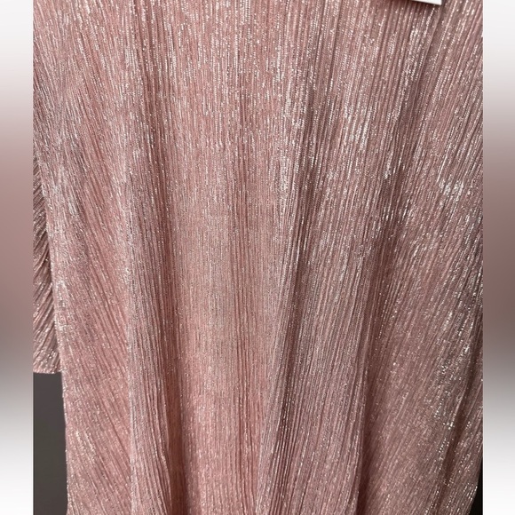 SLNY Women's Dusty Blossom Rose Tiered Sz 16 Short Sleeve Knee Length Dress NWT - Picture 8 of 13